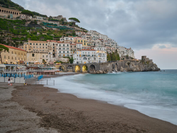 Amalfi Coast in the late afternoon, Italy