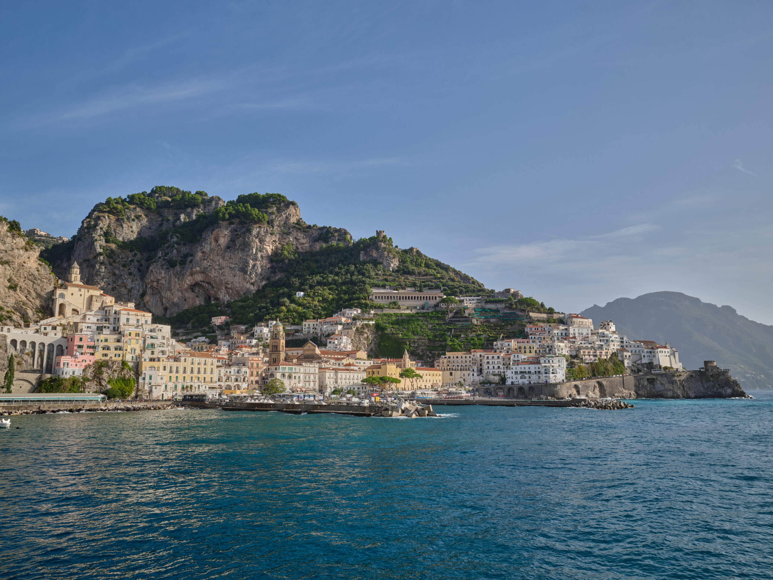 Amalfi Coast from the ocean
