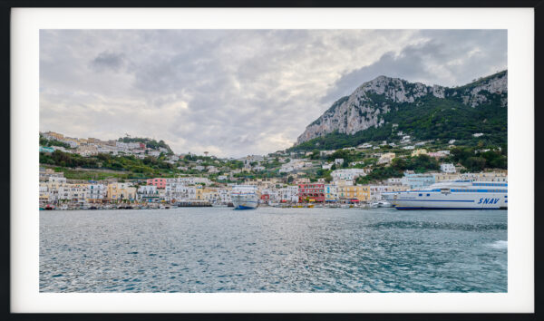 Panoramic view of Capri, Italy