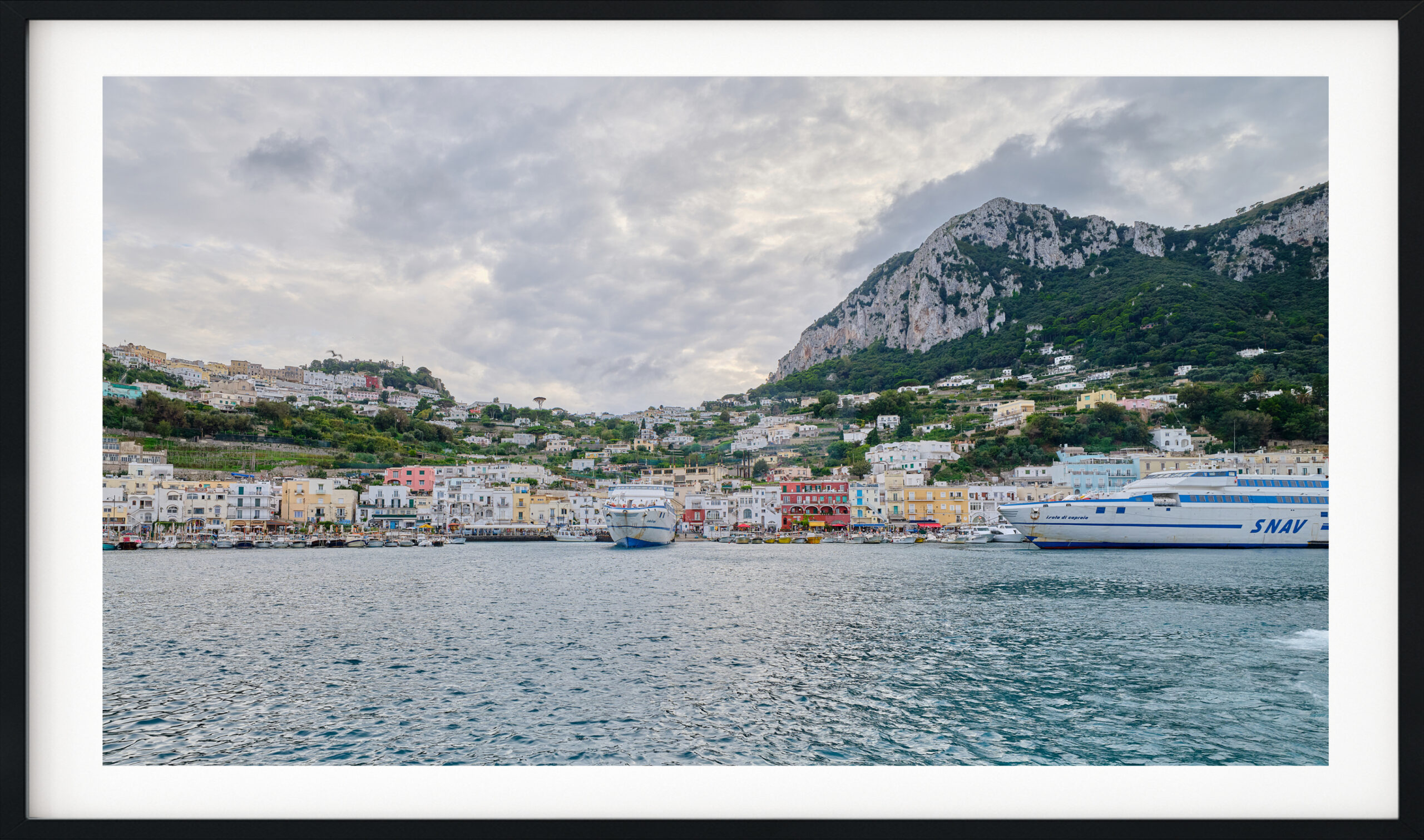 Panoramic view of Capri, Italy